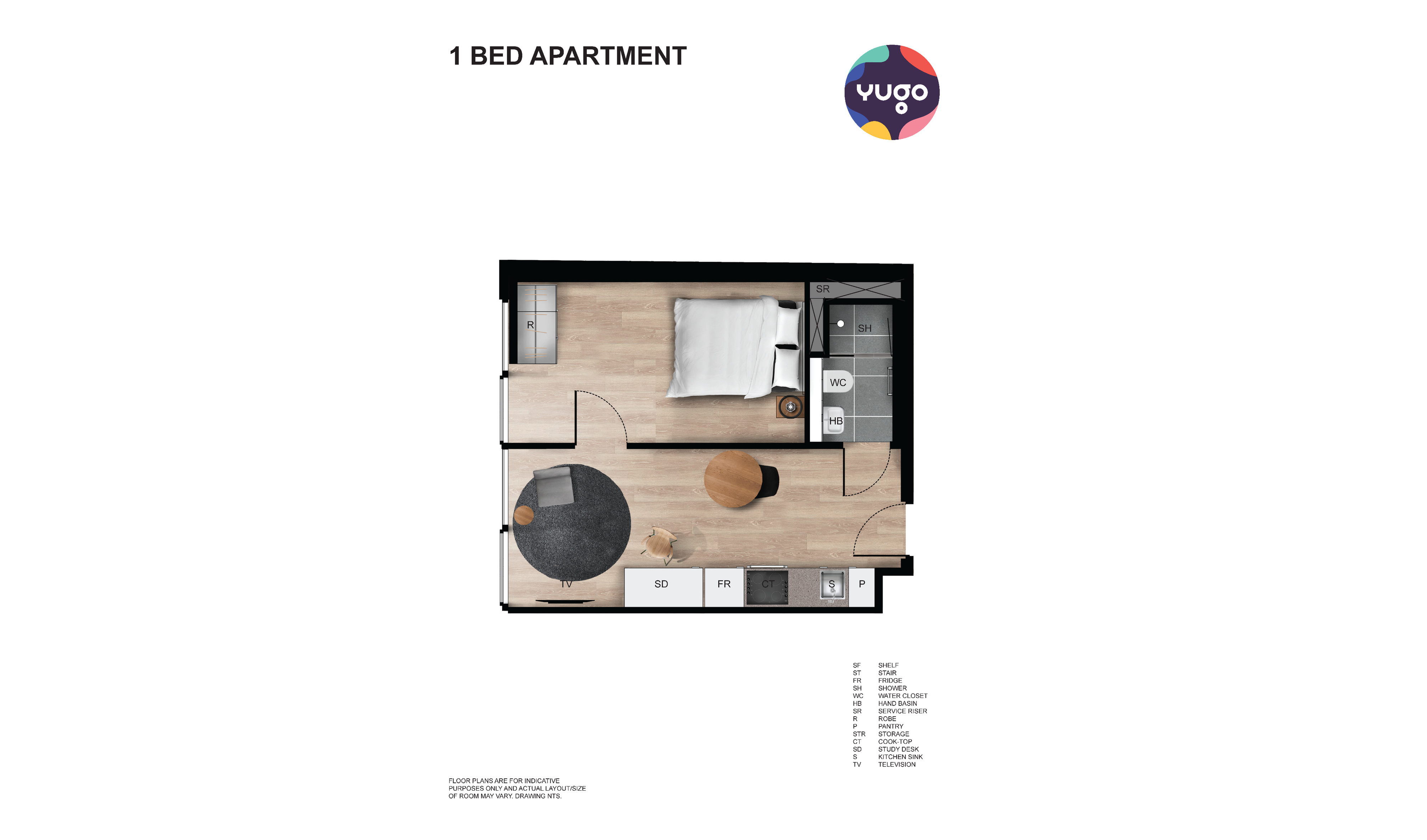 Appartamento con 1 camera da letto (1)