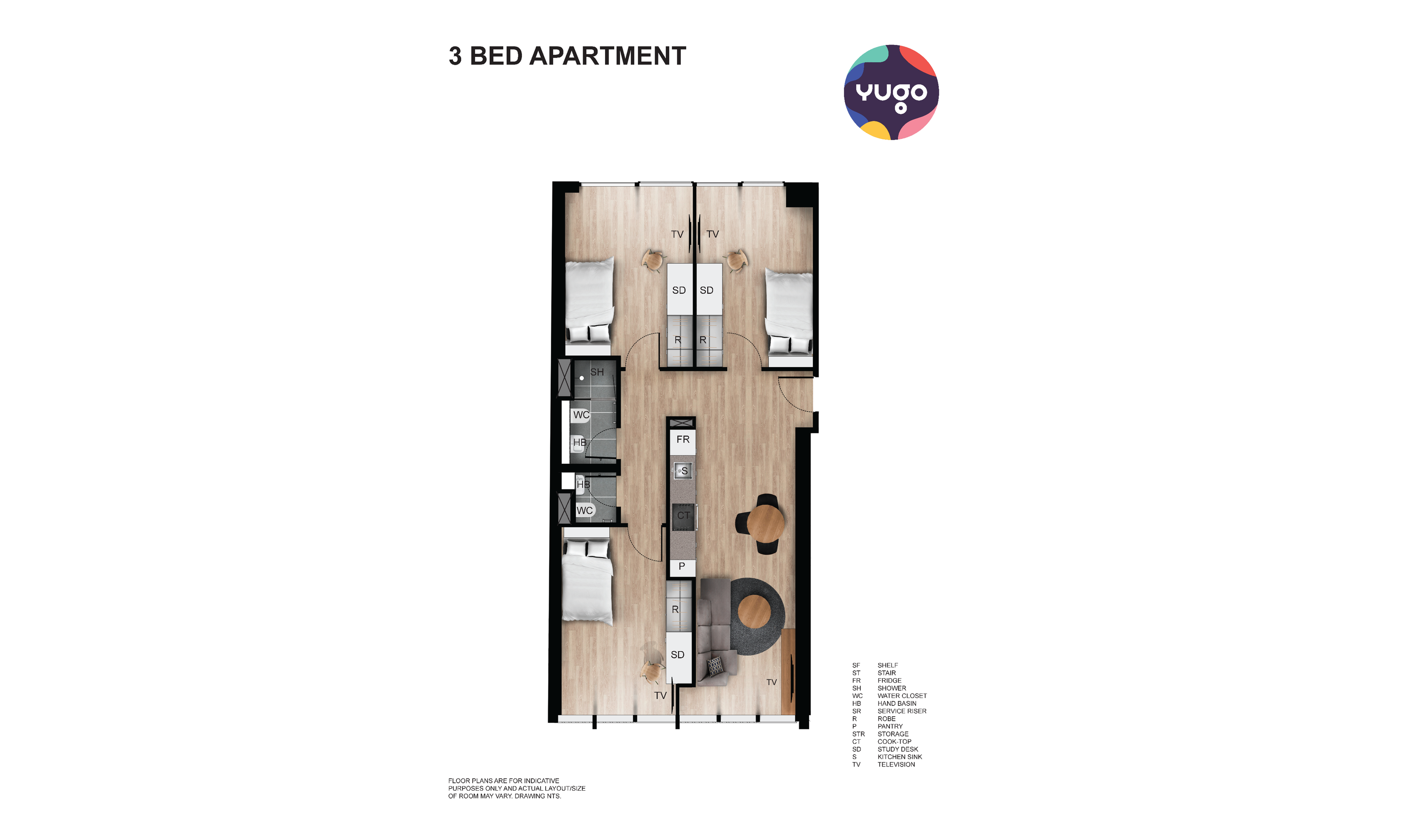 Apartamento de 3 camas (1)