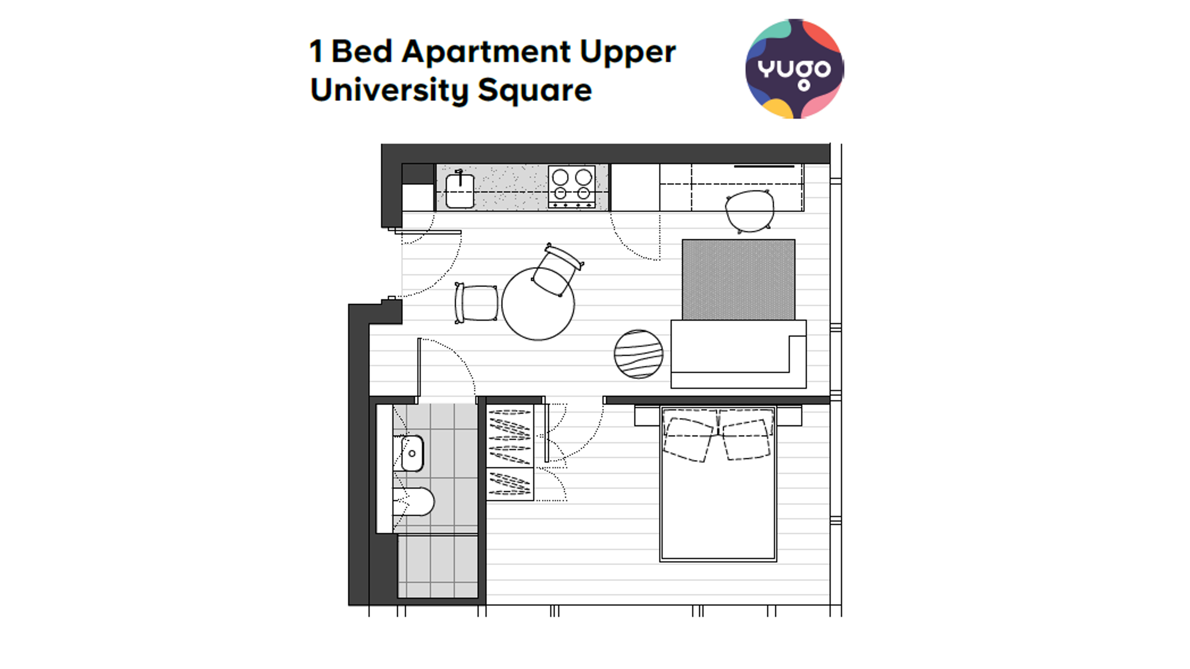 1 Bed Apartment Upper image