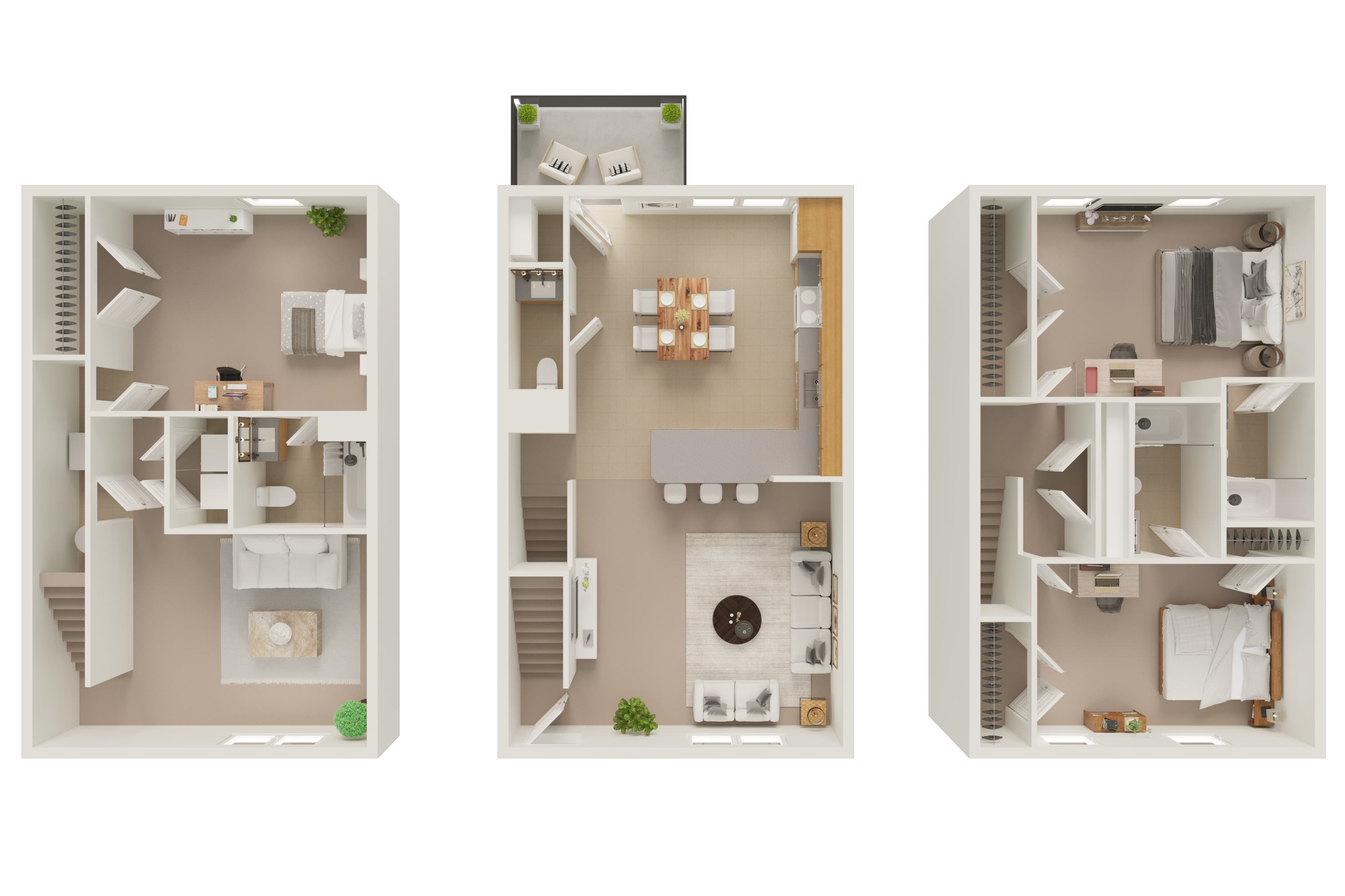 3 Bed, 3.5 Bath