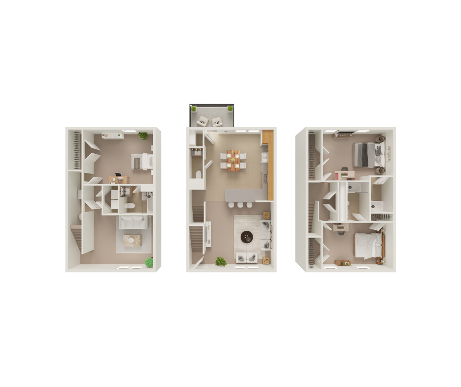 3 Bed, 3.5 Bath