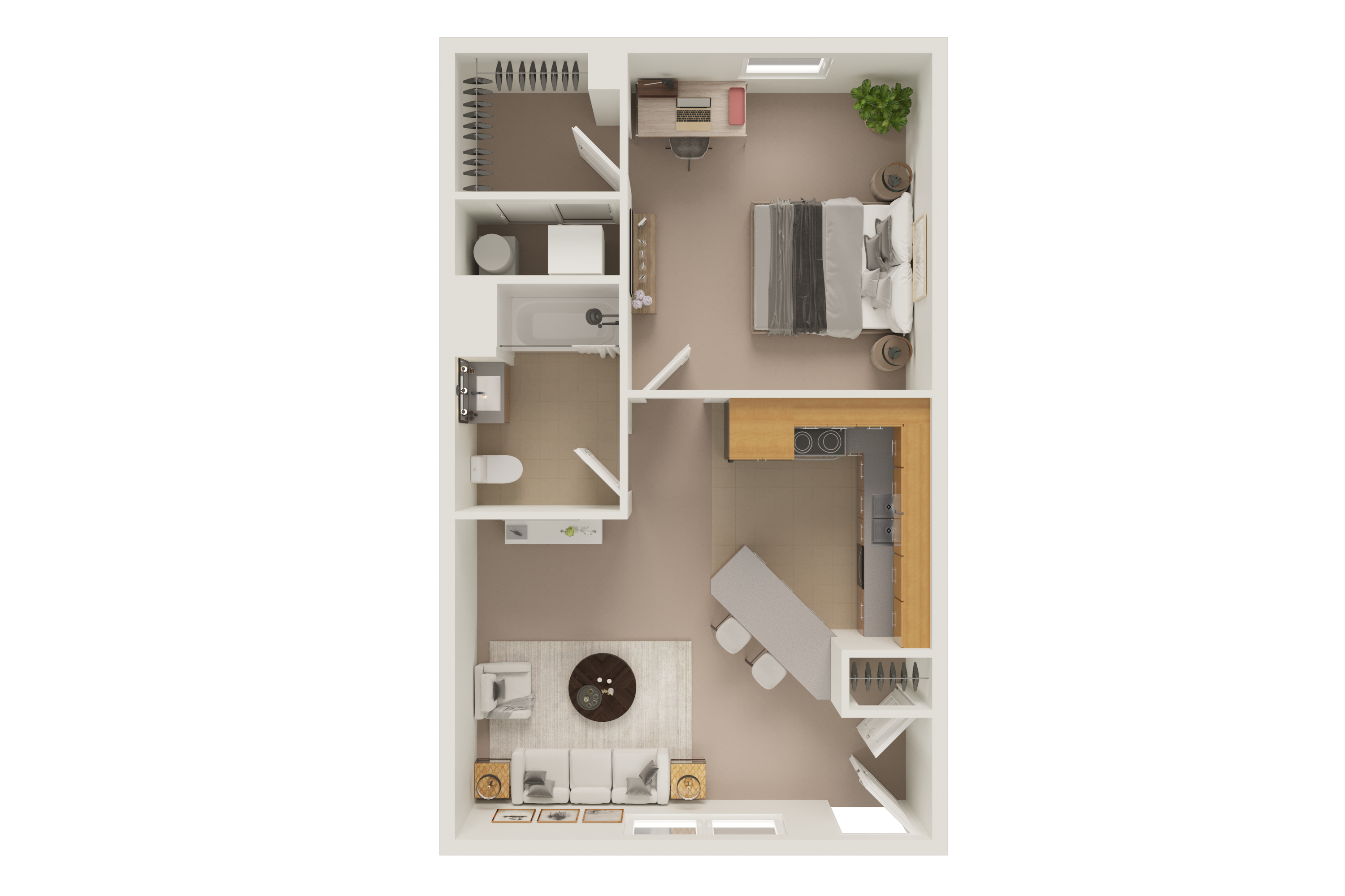 1 Bed, 1 Bath Classic 