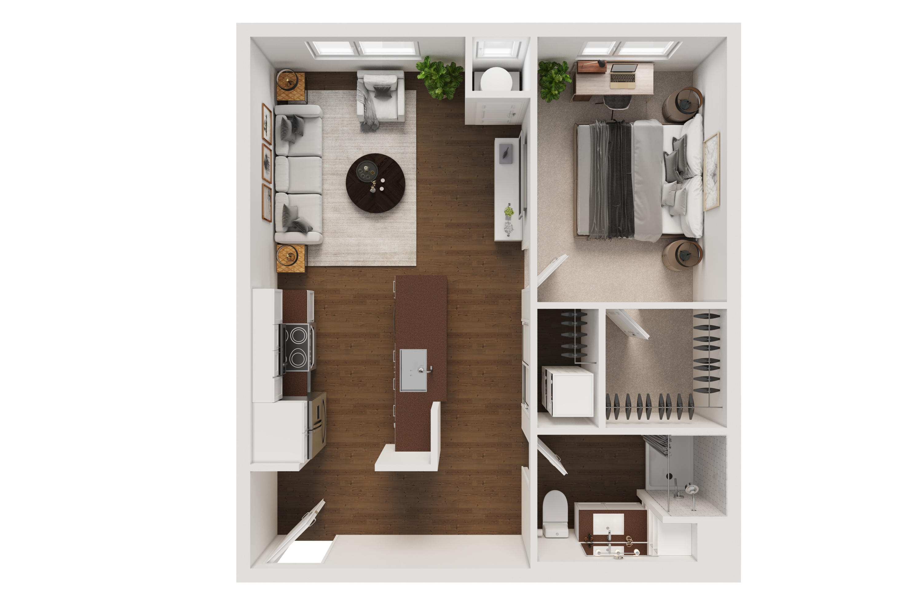 1 Bed, 1 Bath Plus Renovated floor plan