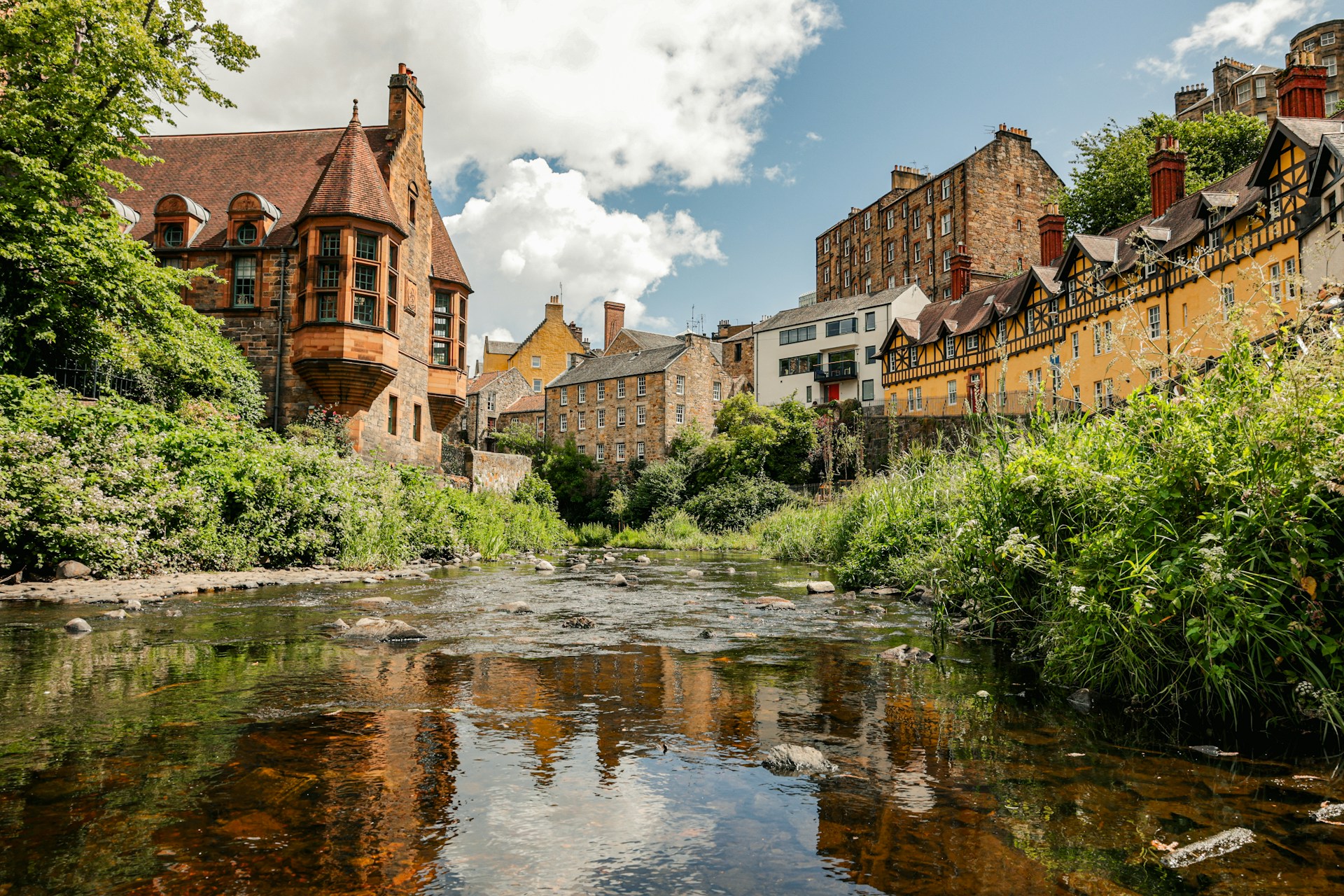 Dean Village in Edinburgh