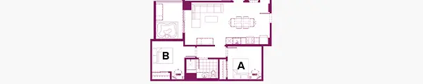 4x3 plus penthouse skyview