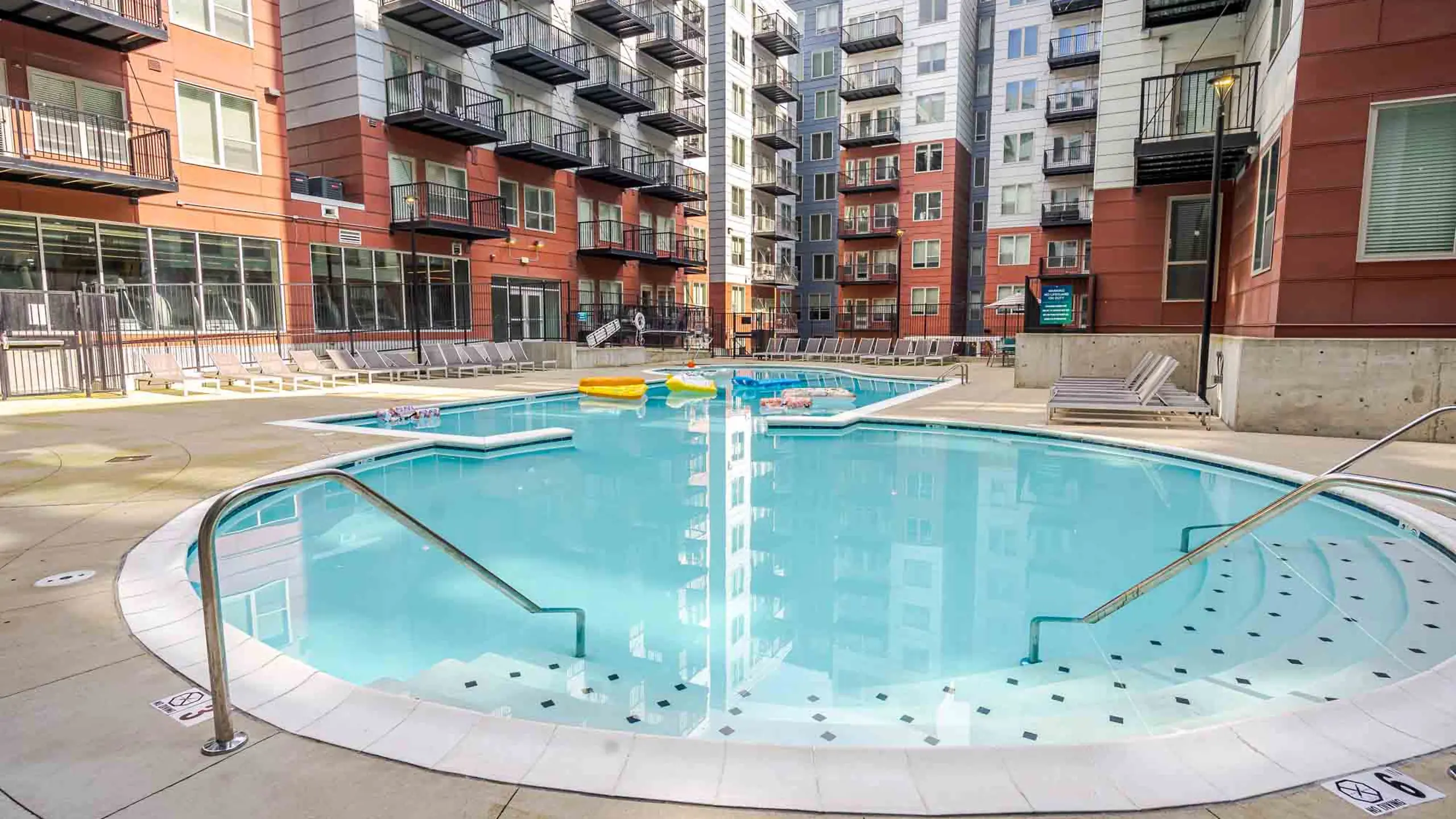 Pool at The Deacon Student Housing,
