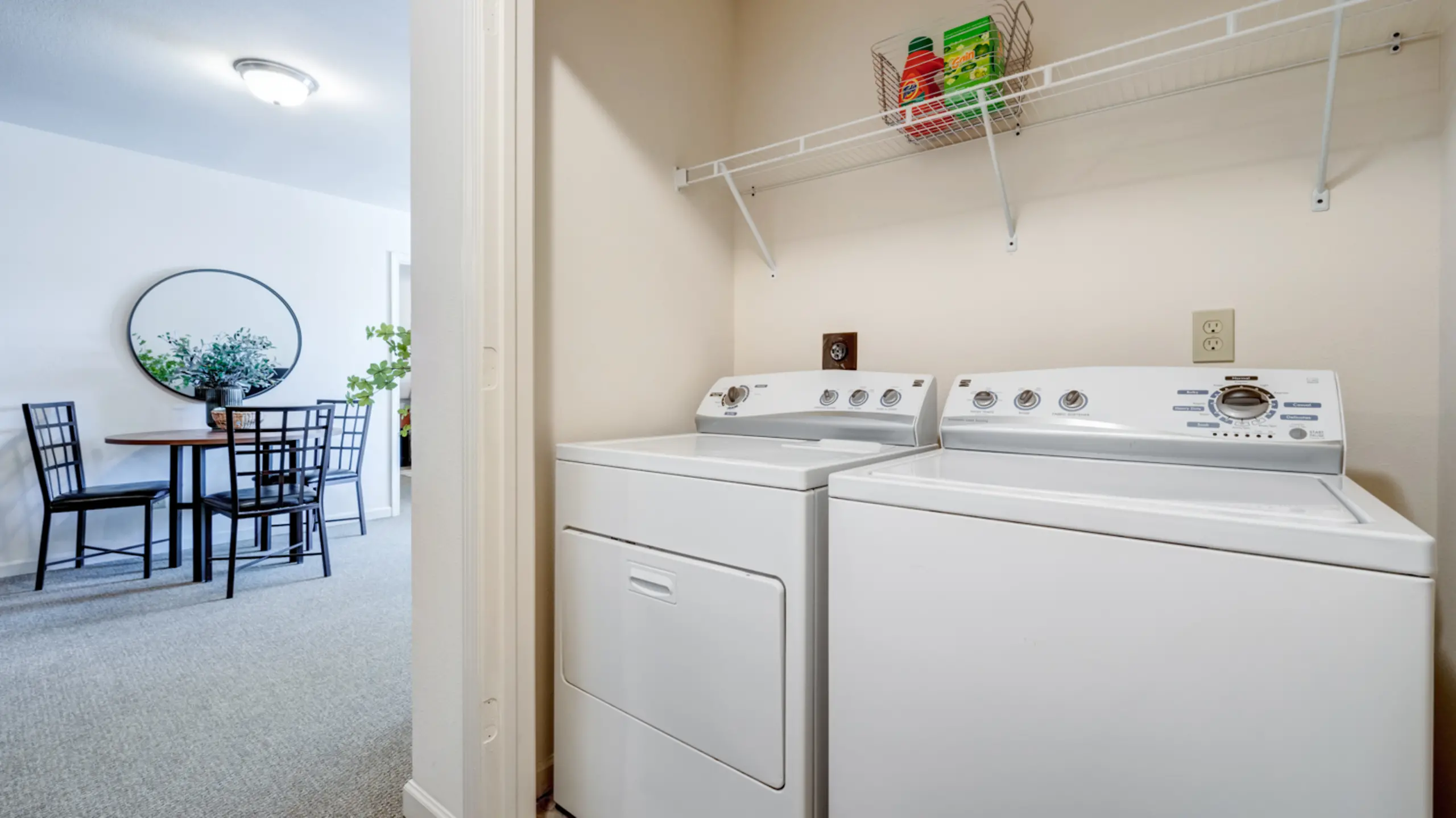 Laundry room at Flagstaff Grove