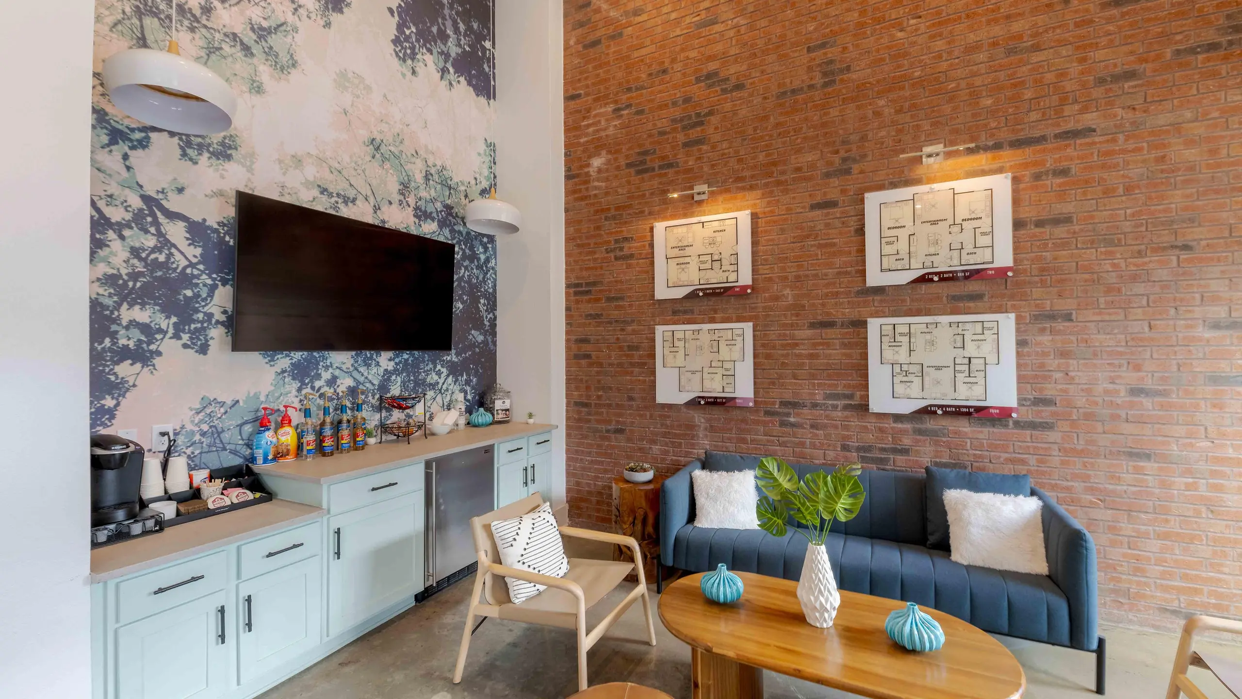 Lobby at Catalyst Apartments