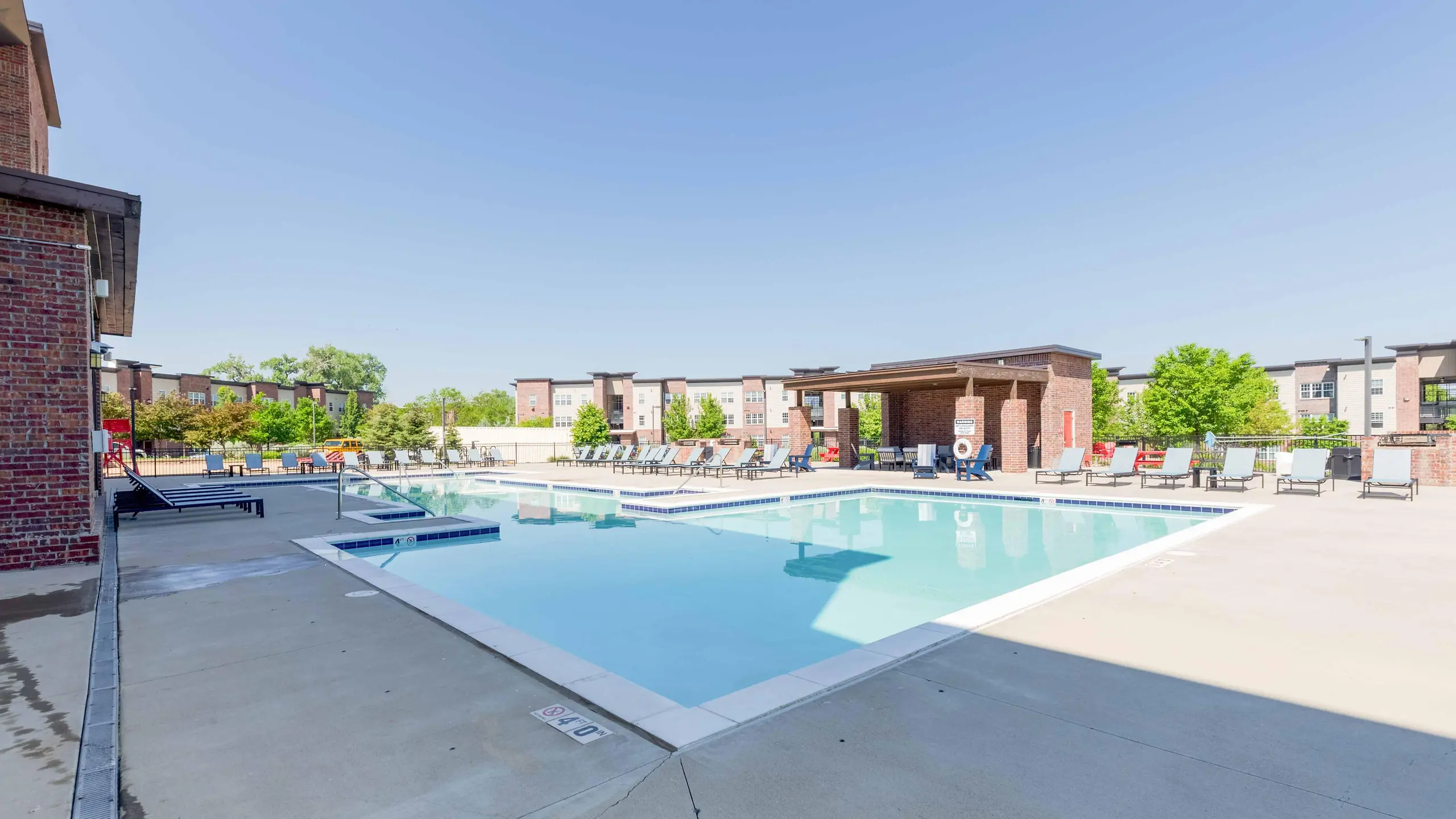 Pool at Fort Collins Grove Student Housing