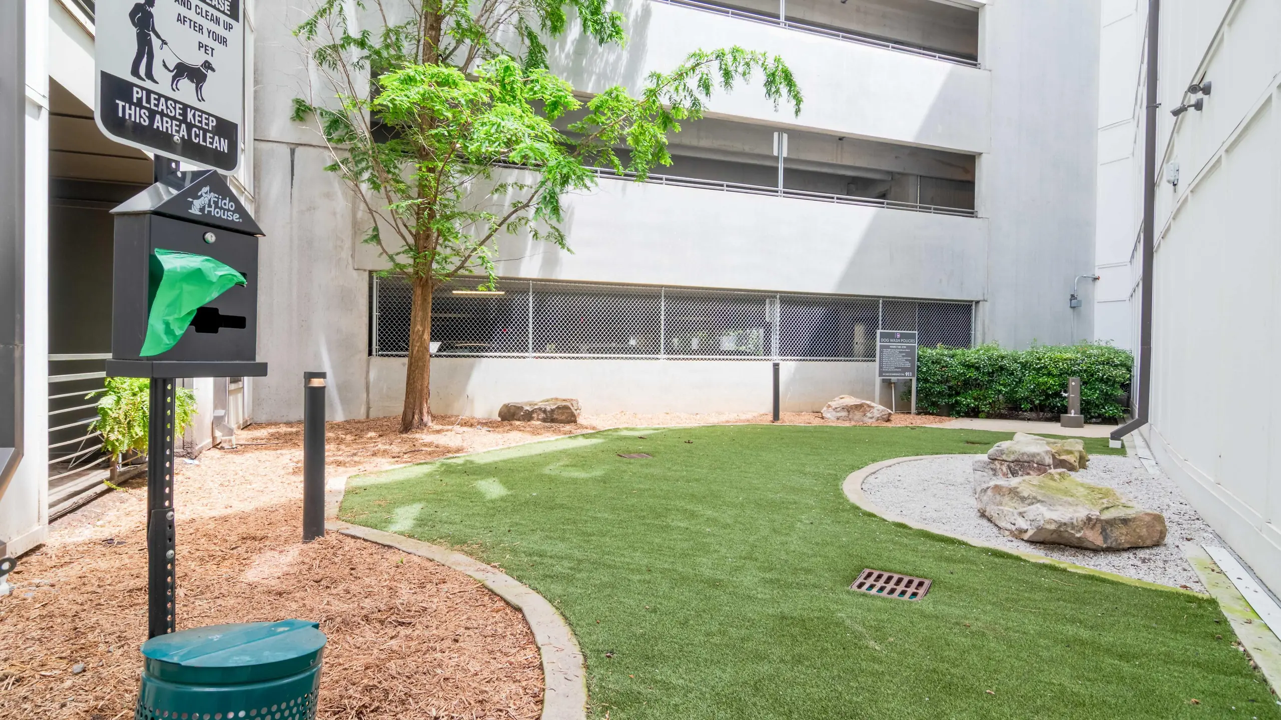 Dog park at Yugo Atlanta Summerhill