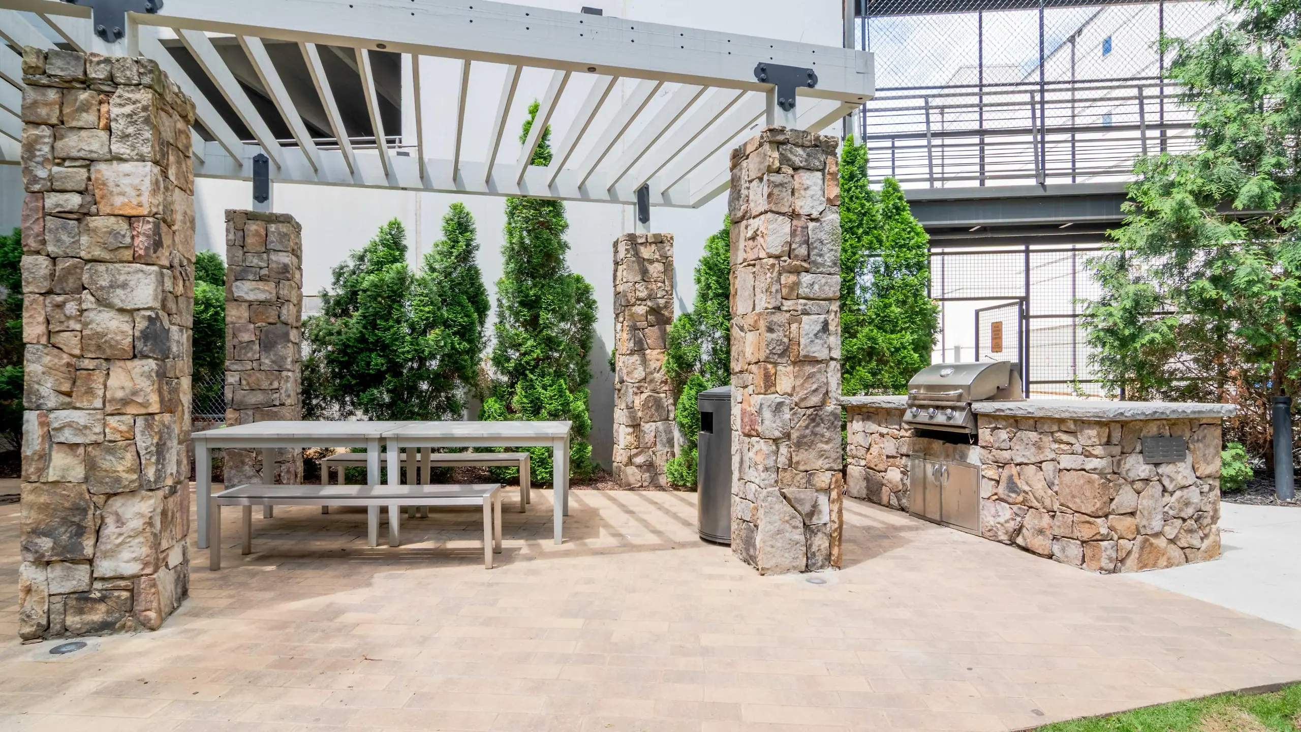 Grill area at Yugo Atlanta Summerhill (2 of 2)