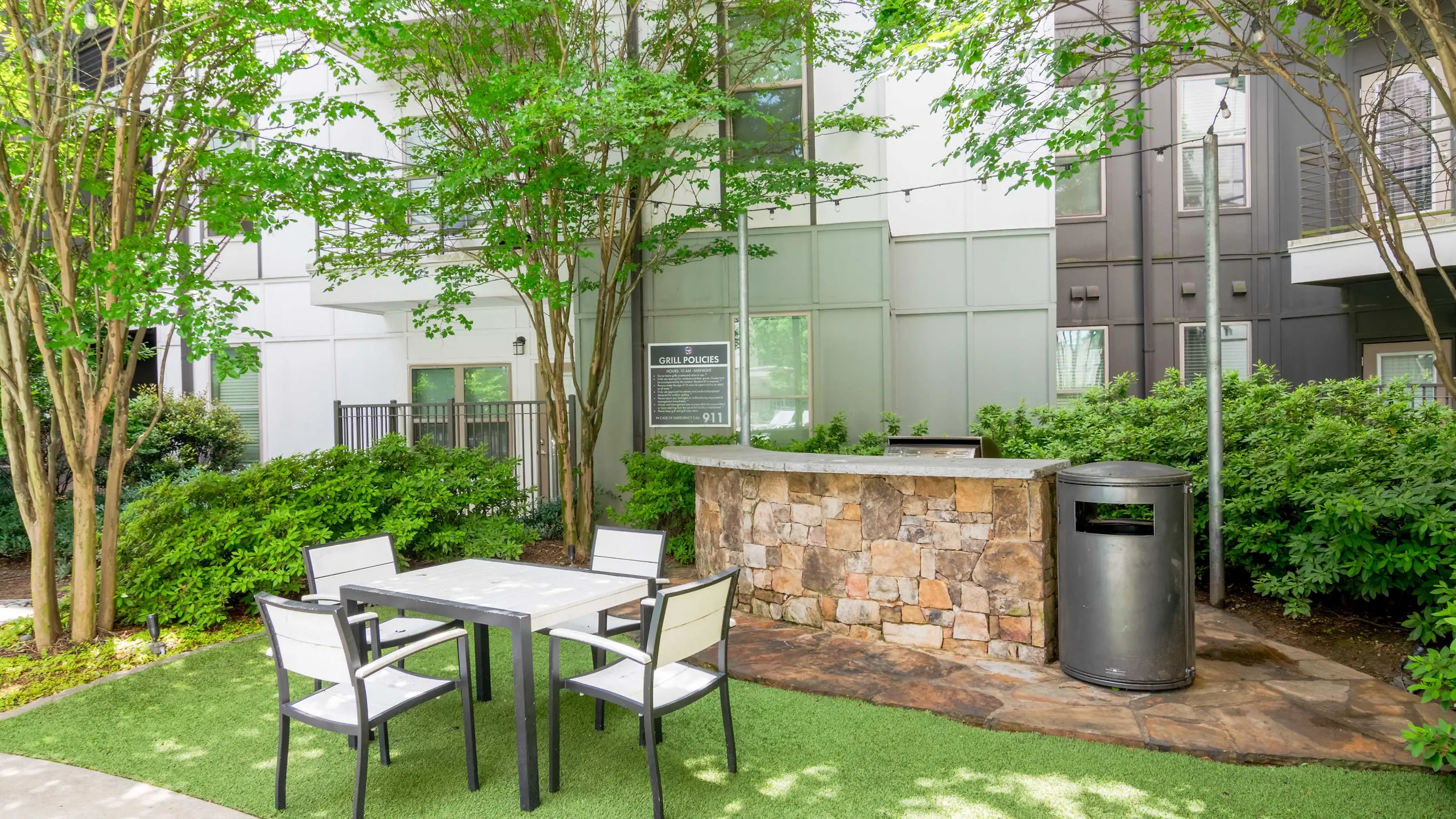 Grill area at Yugo Atlanta Summerhill (1 of 2)