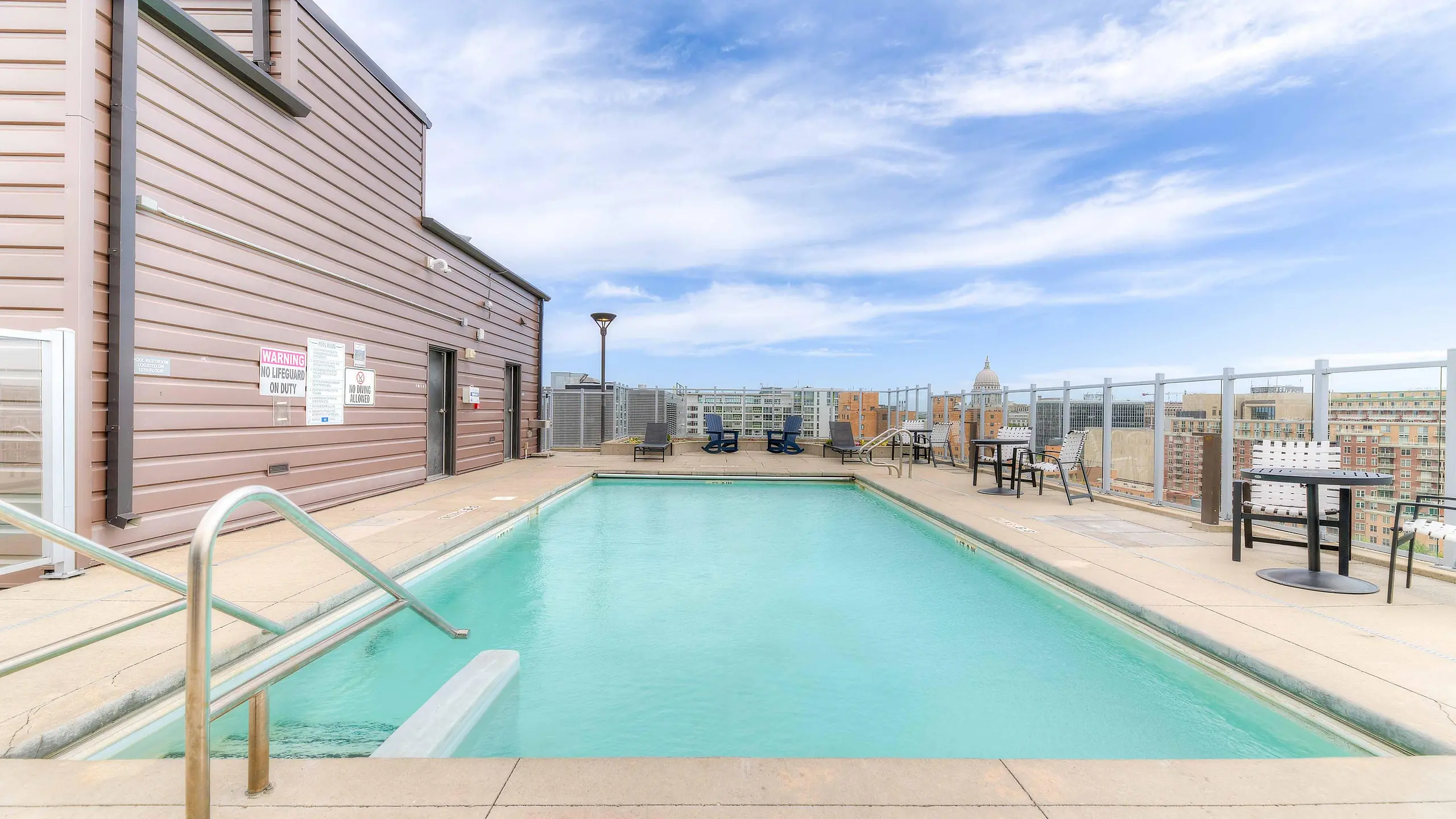 Roof deck at Madison Lux (2 of 5)