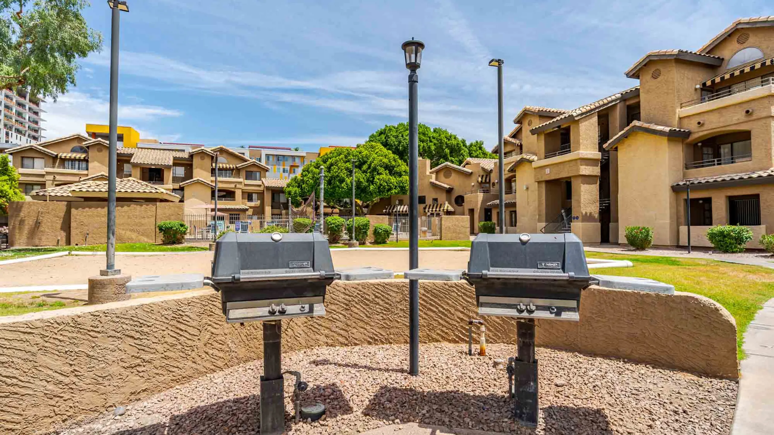 Grill area at Tempe Villas Student Accommodation