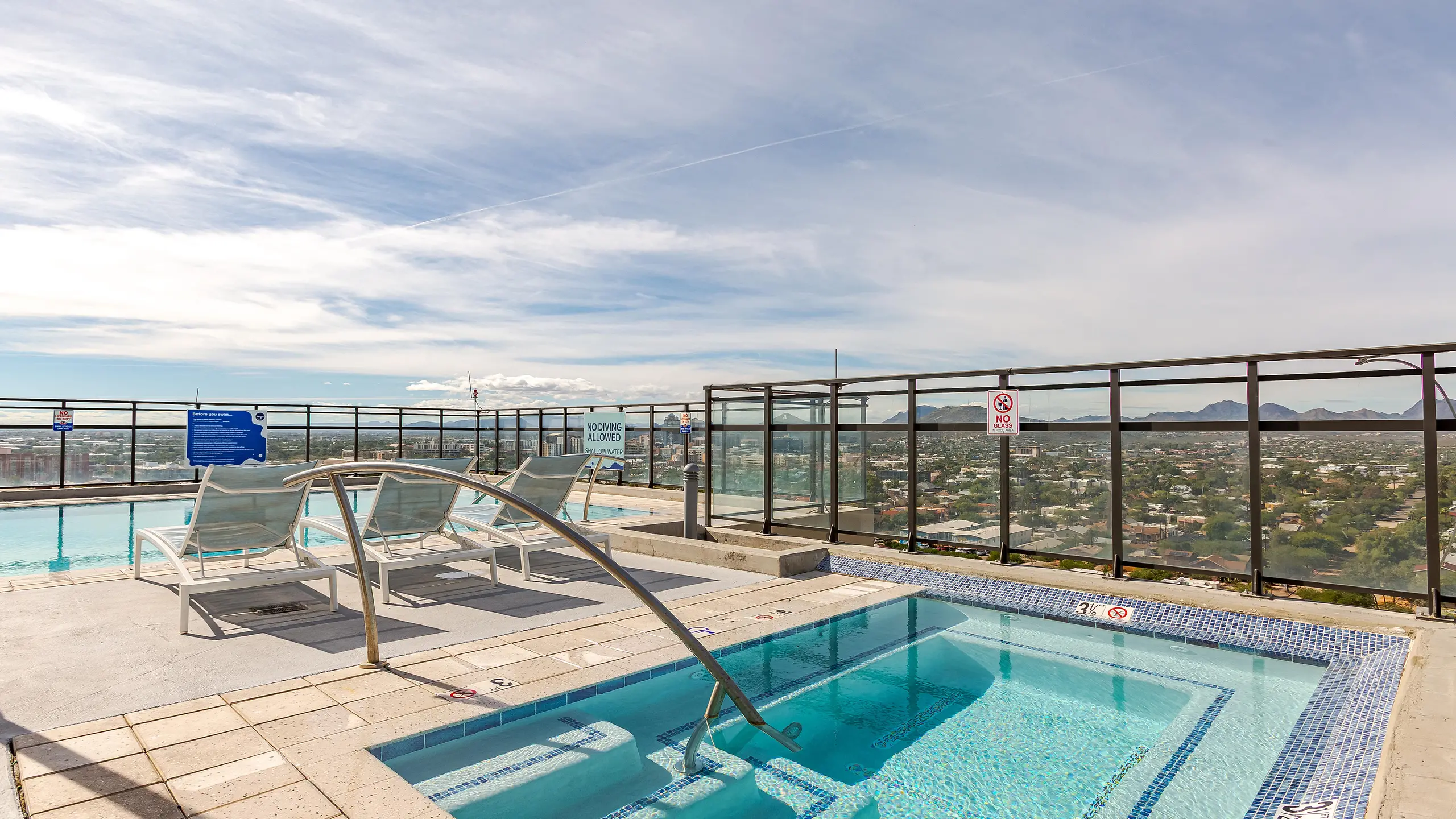 Roof deck at Tucson Campus