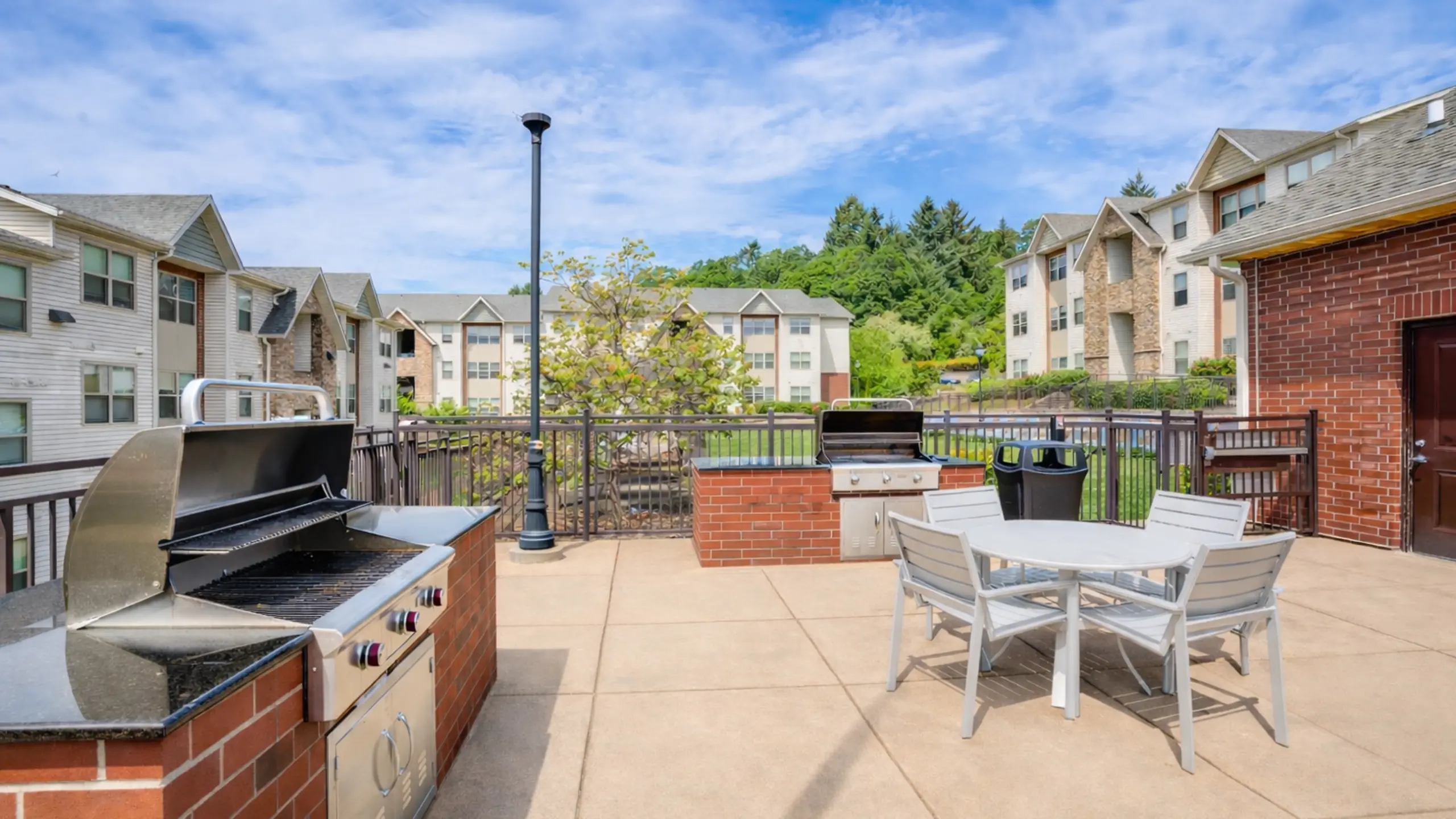 Grill area at Domain